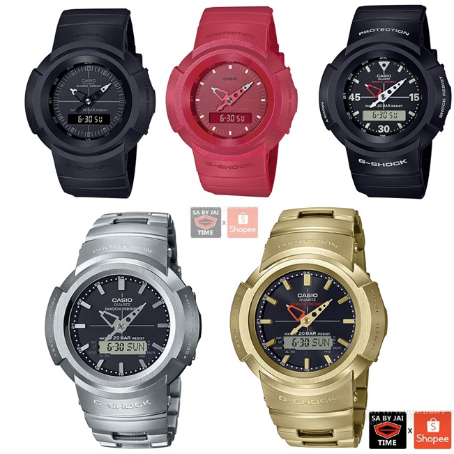 แท้ศูนย์ NEW GSHOCK RETRO AW-500  AWM-500GD AWM-500D AWM-500 series AW-500BB AMW-500  ประกันศูนย์ไทย