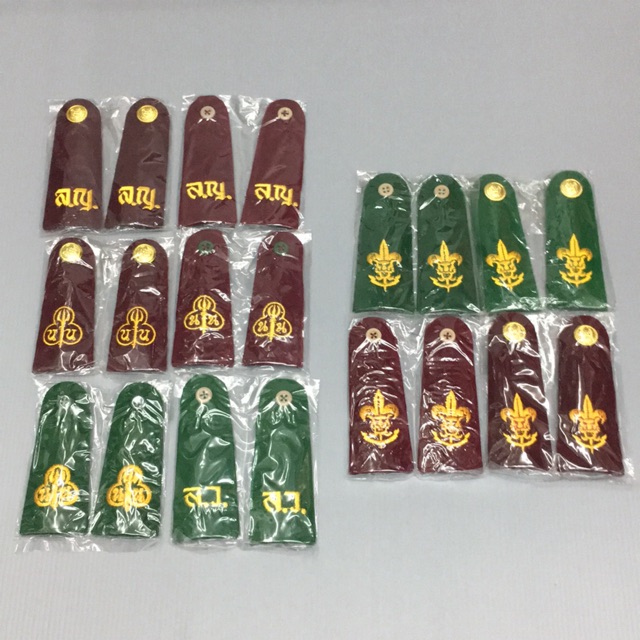 อินธนู ลูกเสือ เนตรนารี  นักเรียน/ครู ลญ นน ลว หน้าเสือ