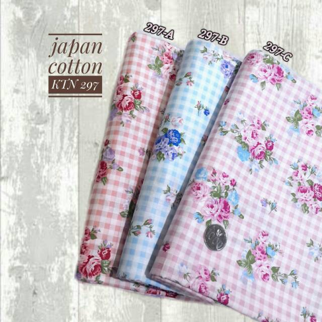 ผ้าคอตตอนญี่ปุ่น (KTN 297) กว้าง 1.50 - ราคาต่อ 0.5m