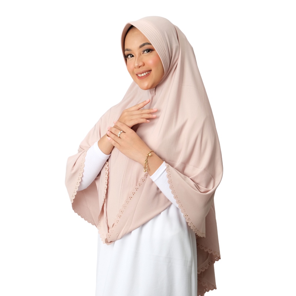 Rmws Azela - ผ้าคลุมฮิญาบ พรีเมี่ยม สีเบจ สําหรับสัตว์เลี้ยง