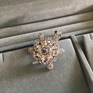 Swarovski Turtle Brooch