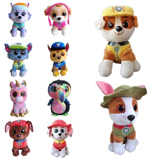 ตุ๊กตาฟิกเกอร์ Paw Dog Patrol Marshall Rubble Chase Rocky ของเล่นสําหรับเด็ก