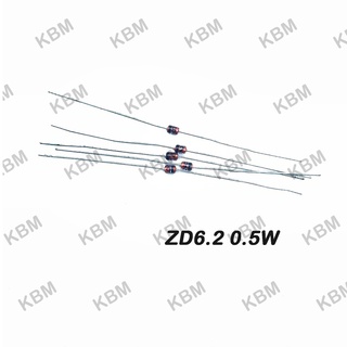 Zener diode (ซีเนอร์ไดโอด) ZD6V 5W ZD6V NEC ZD6.2 0.5W ZD6.2 1W ZD6.2V 1W ZD6.2V