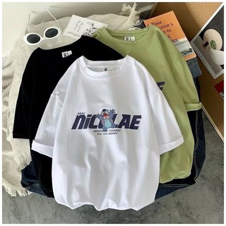 GAILY_SHOP เสื้อยืดคอกลมแขนสั้น เสื้อยืดoversize เสื้อยืดผู้ชาย