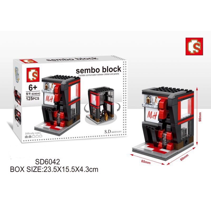 Sembo Block ตัวต่อเลโก้ ร้านเสื้อผ้า M&H