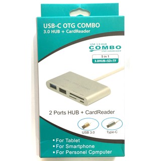 USB - C OTG Combo 5 in 1 สามารถออกใบกำกับภาษีได้ สินค้ารวมภาษีมูลค่าเพิ่มแล้ว