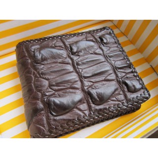 กระเป๋าสตางค์จระข้Genuine crocodile  Wallet WalletPerfect gift for himcustom alligator wallet,