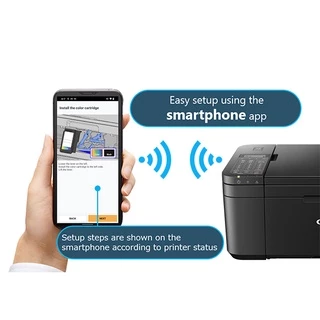 เครื่องปริ้น Printer CANON PIXMA E4570+TANK (พิมพ์+ถ่ายเอกสาร+สแกน+แฟกซ์+wifi) สินค้าใหม่ มือ 1