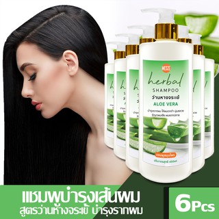 MESZE Shampoo แชมพู สูตรว่านหางจระเข้ ขนาด 450ml ยาสระผม สมุนไพรแท้ ธรรมชาติ ไม่ใส่สารกันเสีย พาราเบน ซิลิโคน SLS SLES