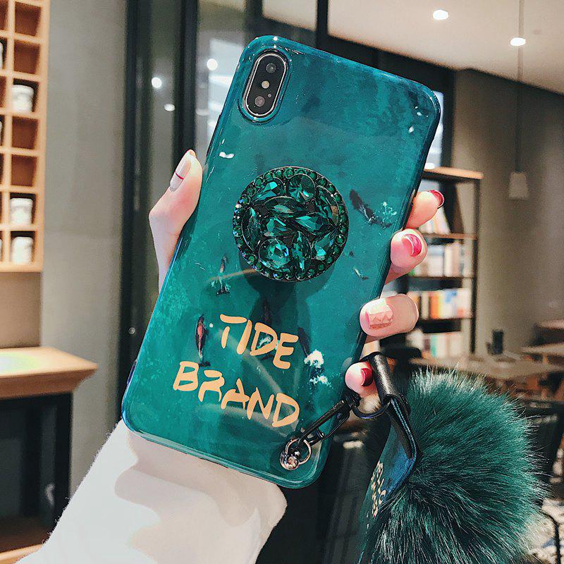 VIVO Y81,Y81S,Y81i,Y91,Y91i,Y91C,Y93,Y95,Y79,Emerald Diamond Phone Case+Pompons