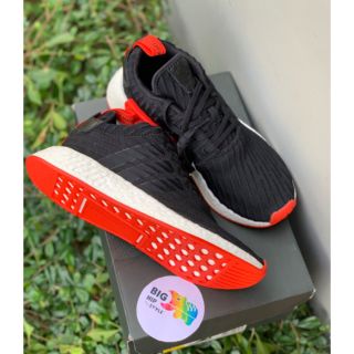 💮พร้อมส่ง💮NMD R2 black red (BA7252)