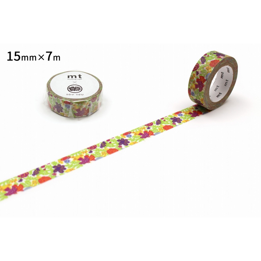 mt masking tape bird (MTSOU19) / เทปตกแต่งวาชิ ลาย bird แบรนด์ mt masking tape ประเทศญี่ปุ่น
