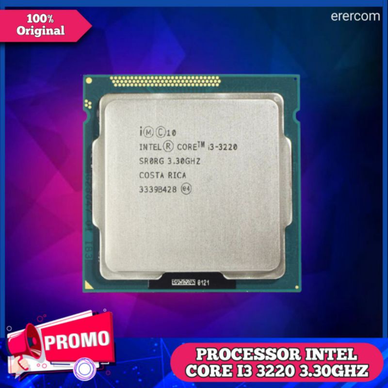 Proci โปรเซสเซอร์ Intel Core i3 3220 l โปรเซสเซอร์ Core i3 3220 3.30 GHz LGA 1155 เดิม