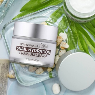 ครีมหอยทาก🐌 นำเข้าจากเกาหลี Celranico Snail Hydration Premium Cream  ครีมกระซับหน้าลดเลือนริ้วรอย