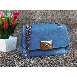 CASSIDY CROSSBODY (COACH F54671) DENIM/SILVER