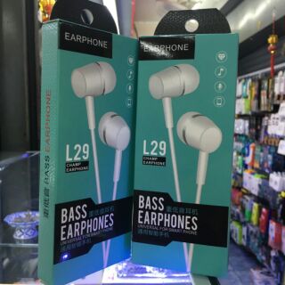 หูฟังหูจุ๊ก Earphone L29 เสียงดีๆ