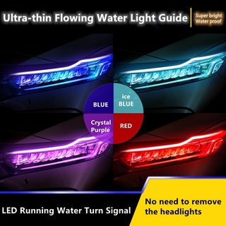 ไฟเลี้ยว led กันน้ํา 30 ซม. 45 ซม. 60 ซม. สีขาว แดง เหลือง ฟ้า 2 ชิ้น