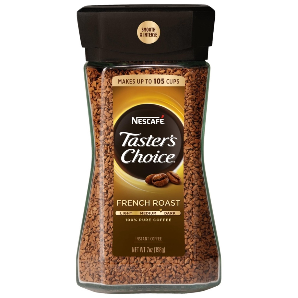 Nescafe Taster's Choice French Roast เนสกาแฟเทสเตอร์ชอยส์ ขวด 198g
