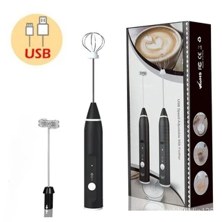 เครื่องตีฟองนม เครื่องตีไข่ ปรับได้3ระดับ ชาร์จUSB มีให้เลือก 3 สี