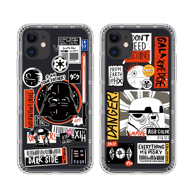 แฟชั่น Cool Star Wars สําหรับ IPhone 14 15 Pro 11 12 13 Pro Max XS MAX XR X 8 7 Plus 12 13 mini ซิลิโคนนุ่มกรณีโปร่งใส ราคา ถูกที่สุด โปรบีเคเค แกลเลอรีภาพที่ 8