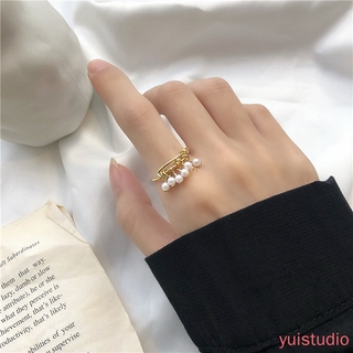 Yuistudio แหวนมุกออกแบบเรียบง่าย