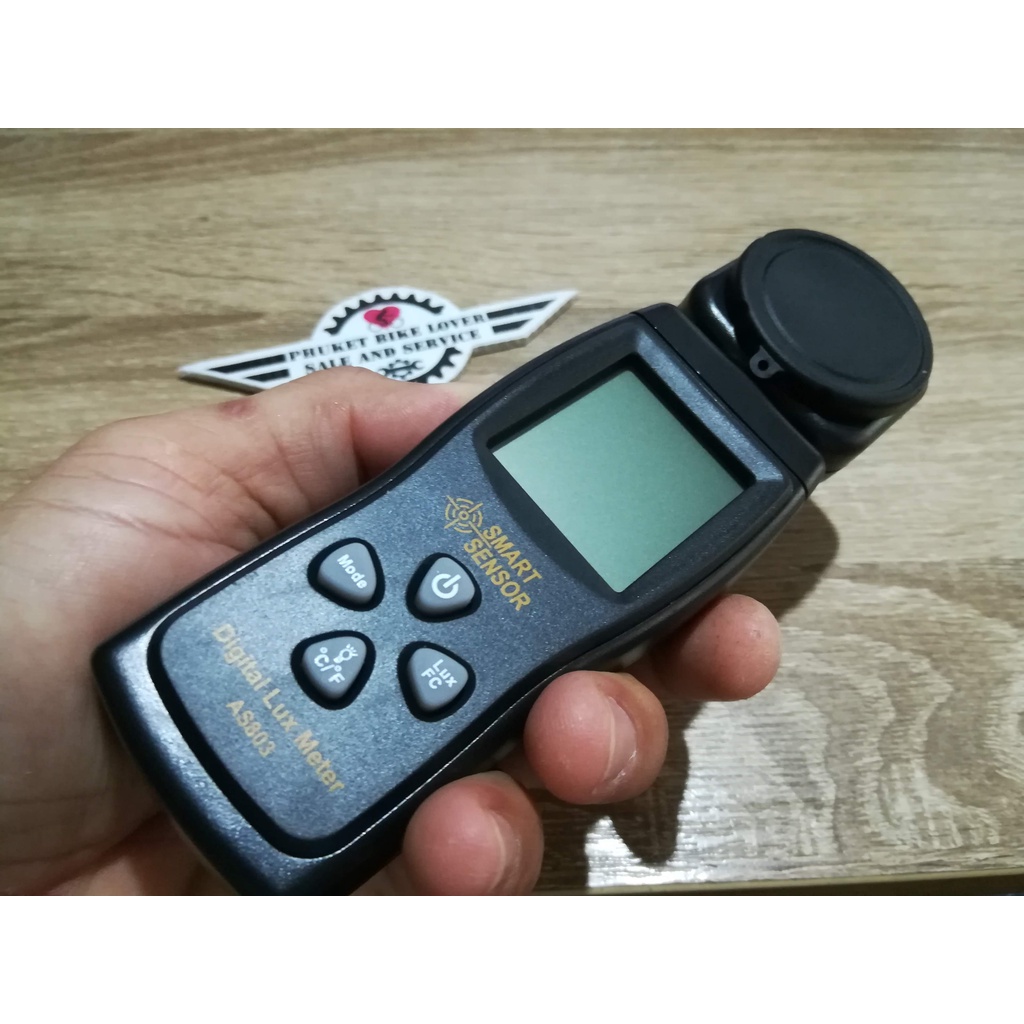 เครื่องมือวัดแสง ช่วงการวัด: 0-200,000 Lux SMART SENSOR AS803 Mini Digital Lux Meter 0-200000 Lux