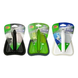 Scotch-Brite® สก๊อตช์-ไบรต์® แผ่นใยขัดพร้อมด้ามจับหัวจรวด Scrubber Jet (เลือกรุ่นได้)