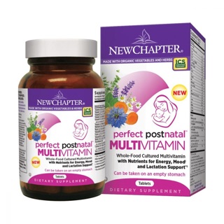 🔥 pre-order 🔥สินค้าอเมริกา🇺🇸New Chapter Perfect Postnatal Multivitamin 96,192,270 tablets