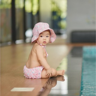 Bumkins กางเกงว่ายน้ำมาพร้อมหมวกเข้าเซท Swim Set  ลาย Sea Unicorn (มีไซส์ 12 , 18  เดือน)