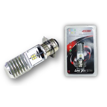 ด้านหน้าหลอดไฟ T19 LED SUPER WHITE