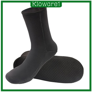 [KLOWARE1] Men Women Neoprene Diving Wetsuit Boots 3mm Surfing Snorkeling Socks Warm S