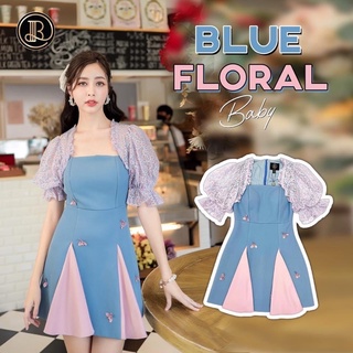 💎พร้อมส่ง💎BLT ชุดเดรส blue floral collection