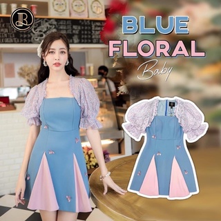 💎พร้อมส่ง💎BLT ชุดเดรส blue floral collection