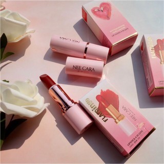 NEE CARA LIPSTICK 4 IN LOVE N217 ลิปสติกฟลามิงโก้