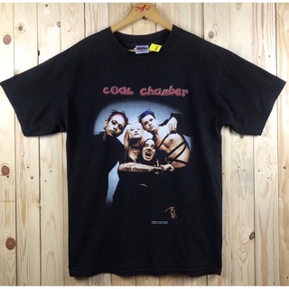 เสื้อยืดผ้าฝ้ายพิมพ์ลายขายดี ⚠️🚫ขายแล้ว🚫⚠️Vintage Coal Chamber©️1999’s🔥Chamber Music (สินค้าสั่งนำเข้า)