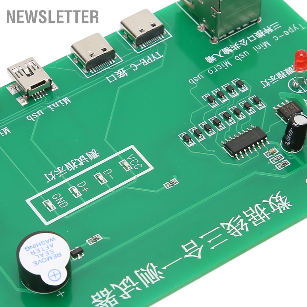 3 In 1 การ์ดทดสอบสายชาร์จ Usb Type C Micro Mini Pcb - kuike075.th ...