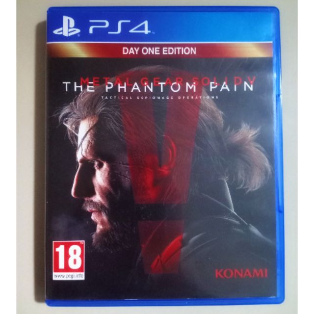 Game PS4 Metal Gear Solid V The Phantom Pain แผ่นเกมส์ PS4 มือสอง (R2,EN)