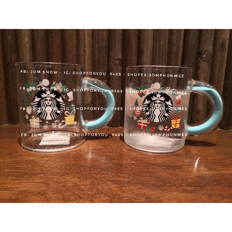 2020 Starbucks Thailand Sand Holiday Glass mug