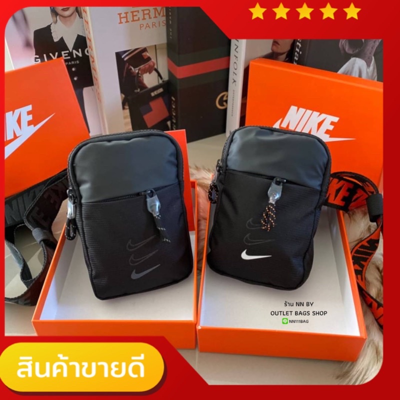 ✔️Nike Mini Bag กระเป๋าสะพายคาดอก ขนาดมินิ พร้อมกล่อง {แท้Outlet💯}