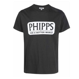 เสื้อยืดแขนสั้น ผ้าฝ้าย พิมพ์ลาย PHIPPS สําหรับผู้ชาย