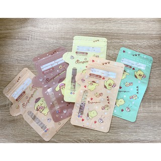 ถุงบรรจุน้ำนม และของเหลว ลิขสิทธิ์แท้ Sanrio ลายปอมปอมปูริน Pompompurin ขนาด 8oz