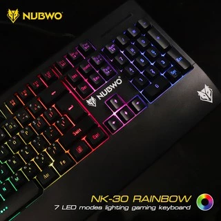 คีย์บอร์ดเกมมิ่ง Nubwo VAKANT NK-30 K8 K12 KB-725 Gaming Keyboard คีย์บอร์ด กันน้ำ ประกัน 1 ปี