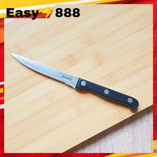 มีดสเต็ค steak knife ใบมีดเป็นร่องฟันเลื่อย หั่นเนื้อใด้ง่ายและสดวกยิ่งขึ้น