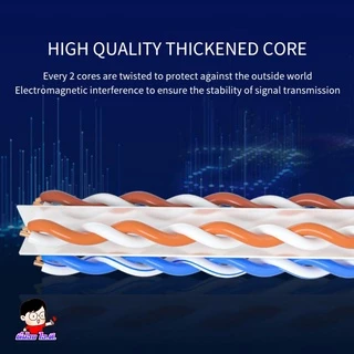 🚀 สายแลน CAT6 รองรับสปีดสูงสุด 1000 เมก ได้จริง ⚡ หัวเหล็ก แข็งแรง ทนทาน 🔨