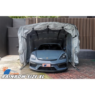 เต็นท์จอดรถสำเร็จรูป CARSBRELLA รุ่น RAINBOW SIZE XL สำหรับรถยนต์ขนาดใหญ่ ป้องกันสิ่งสกปรก ฝุ่นละออง‎