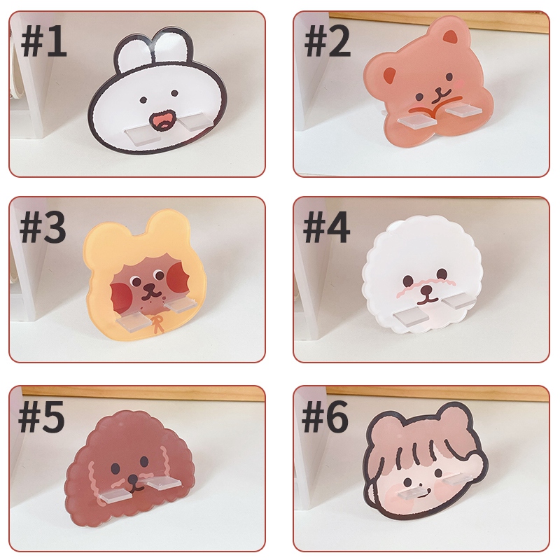 ขาตั้งโทรศัพท์มือถือ ลายการ์ตูนน่ารัก ขนาดพกพา #8