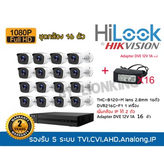 ชุด 16 Hilook B120M (16ตัว)+DVR216G-F1 แถม adapter DVE 12V 1A