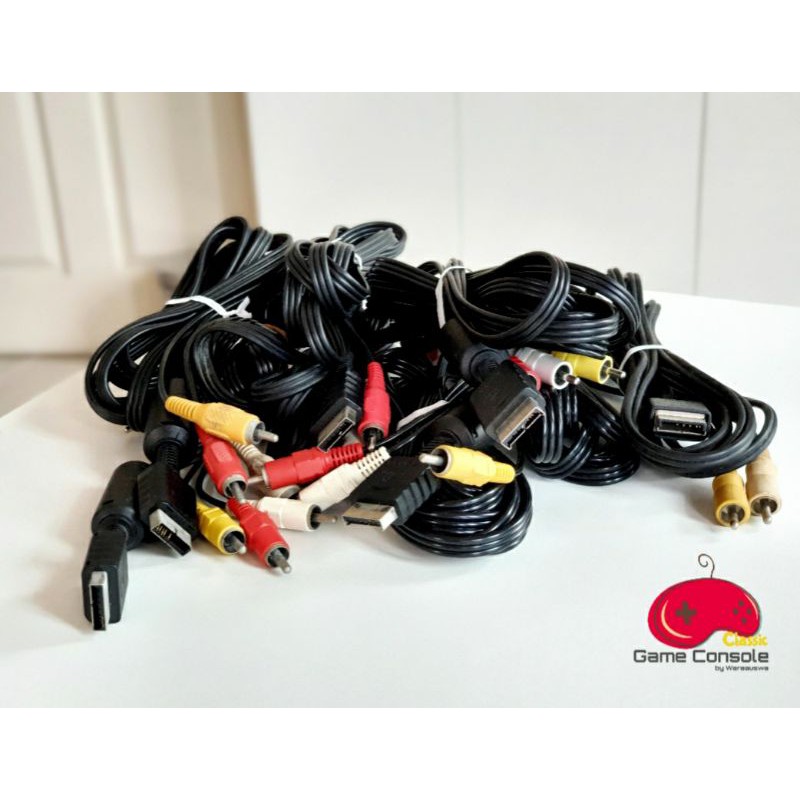 📺 สาย AV, สาย AC สำหรับ PS1, PS2