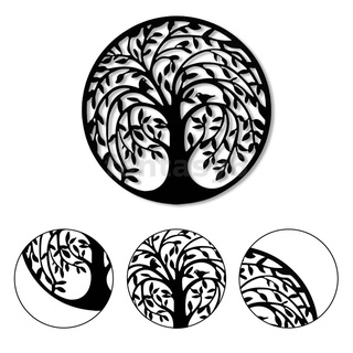 60cm Tree Life Metal Wall Art Wall Plaque Hanging Decor Artwork Decoration for Home Bedroom Living Room Kitchen