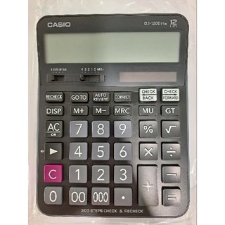 DJ-120D Plus เครื่องคิดเลข Casio 12 หลัก ของแท้ ของใหม่ ประกันศูนย์